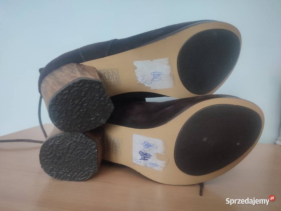 Botki Damskie Portugalskie 3724Na Słupku Damskie Lublin sprzedam
