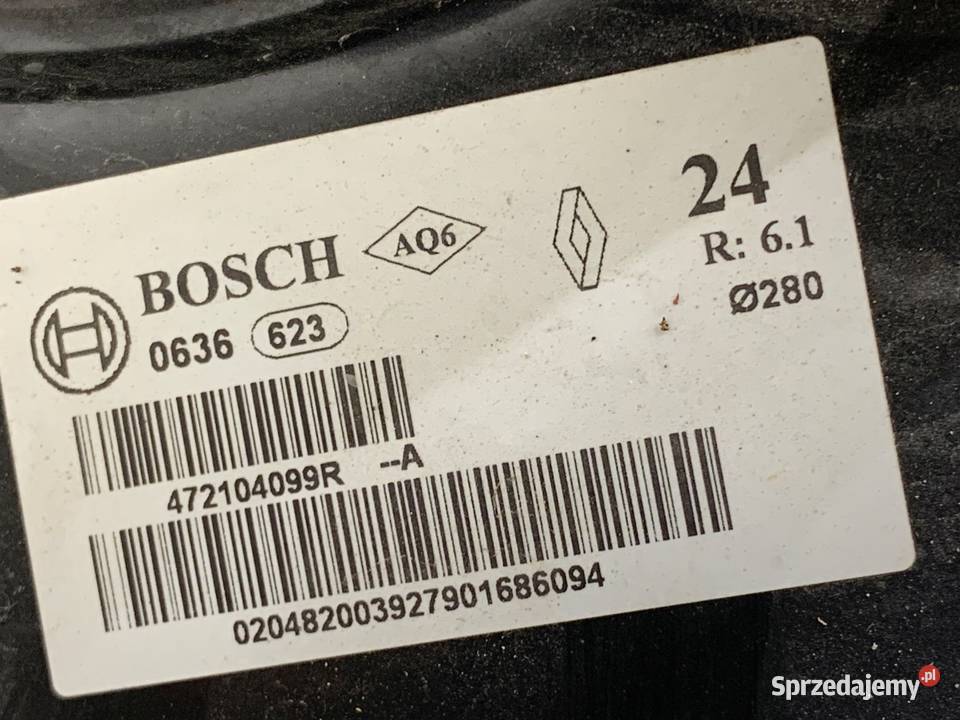 SERWO HAMULCOWE RENAULT MEGANE IV 472104099R