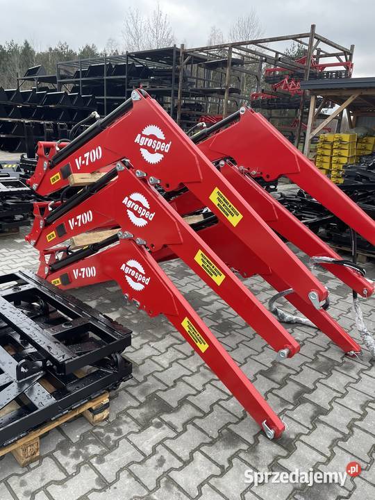 Ładowacz czołowy firmy Agrosped model V700 nieuszkodzony Ładowacze czołowe