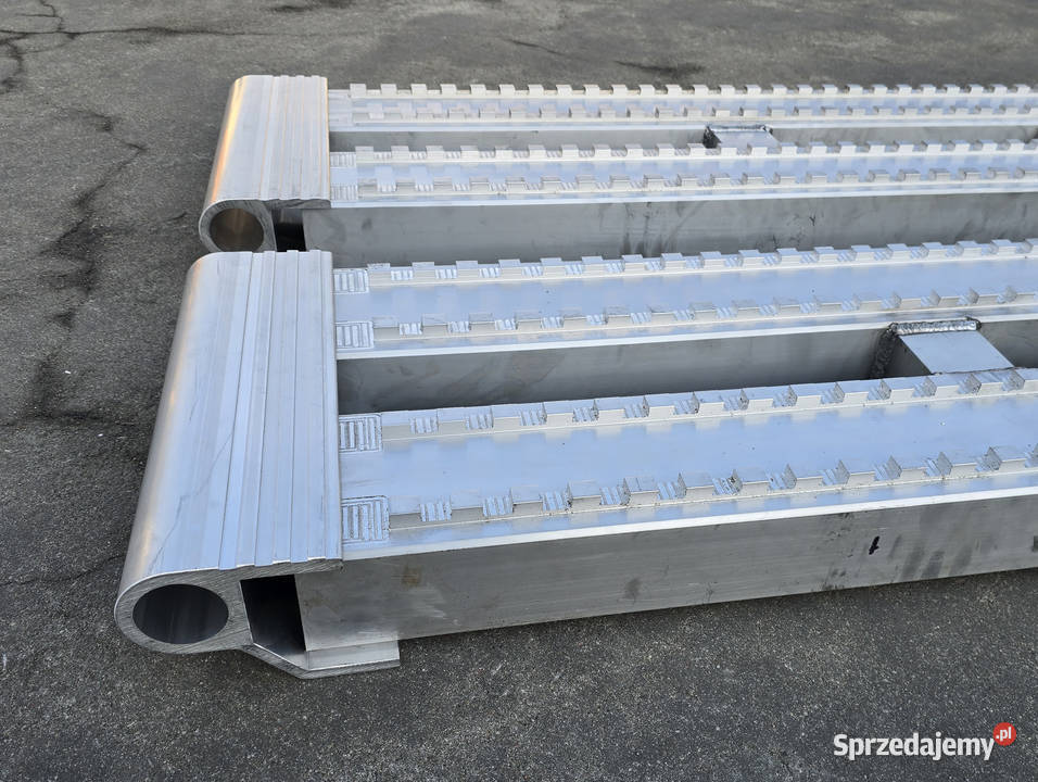 Najazdy aluminiowe 7 ton 2000x380x90mm mocowanie Lubanie