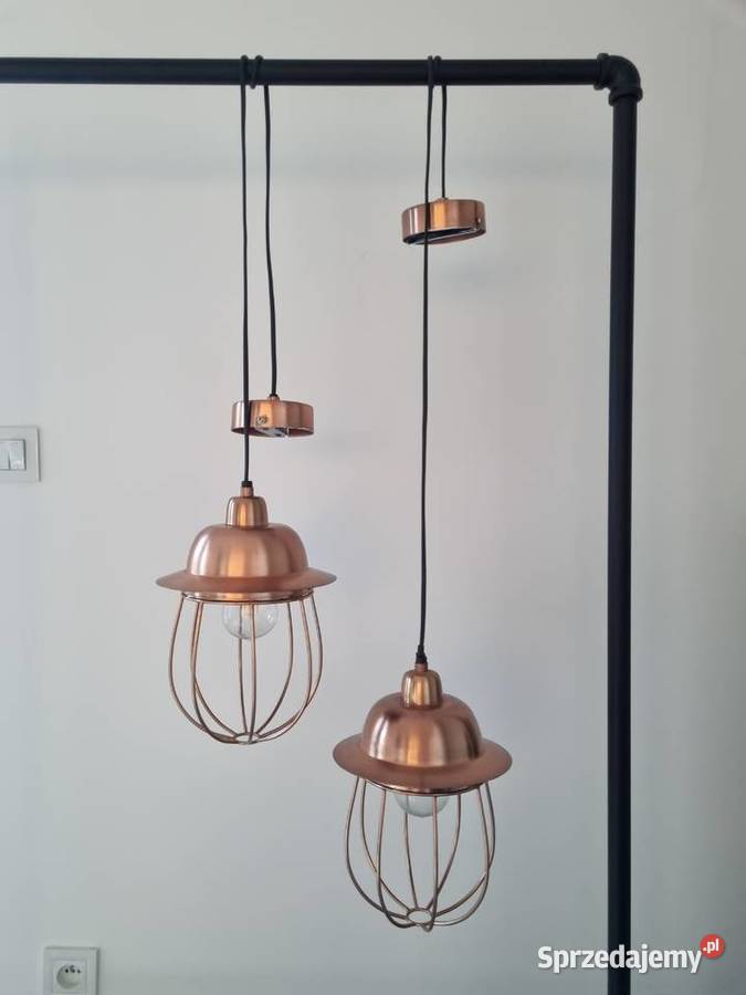 2 lampki wiszące różowe złotometal kujawsko-pomorskie Bydgoszcz sprzedam