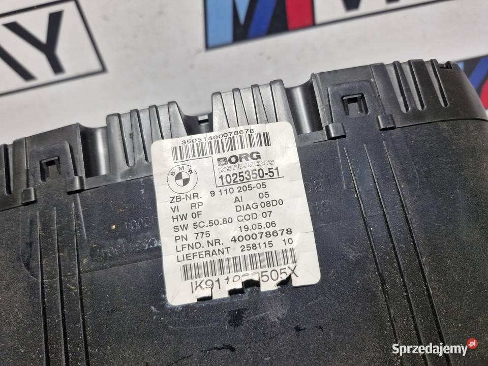 BMW E84 E90 E91 E92 E93 LICZNIK ZEGRY EUROPA