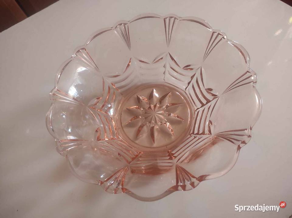 Salaterka kolorowe szkło Prl Warszawa sprzedam