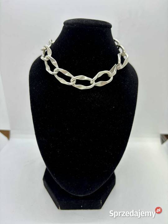 Srebrna Bransoletka pr 925 1979g Długość 215 srebro Elbląg