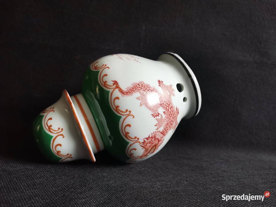 Stara porcelanowa orientalna lampa lampka Katowice sprzedam