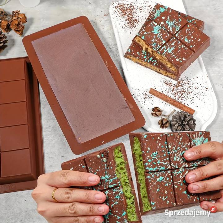 Forma Do Czekolady Duża Silikonowa AS brązowy