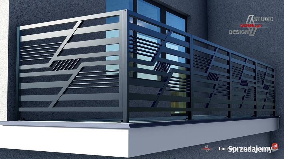 Balustrada balkonowa tarasowa nowoczesne Gliwice