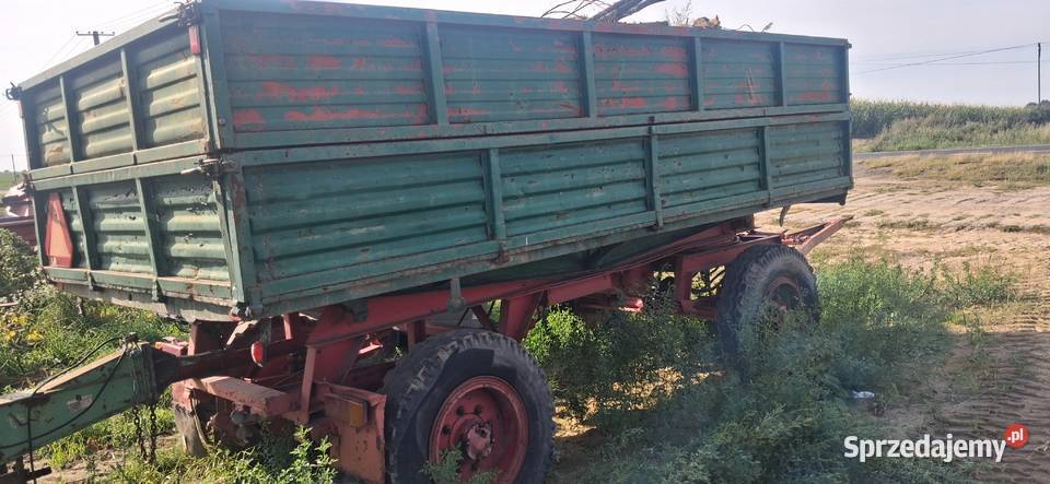 Autosan d55 przyczepa wywrotka Przyczepy rolnicze Brodnica