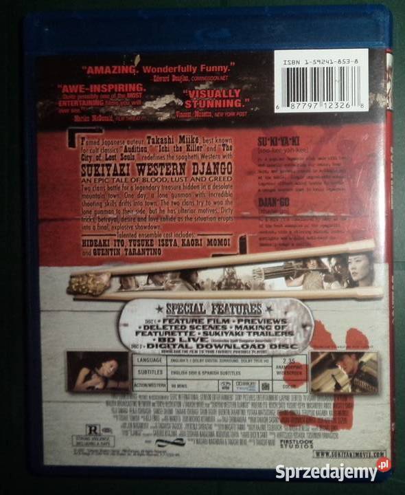 manga anime Sukiyaki Western Django Blu Ray 2008 Filmy Rzeszów