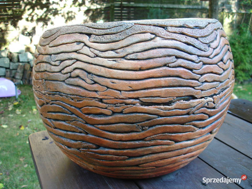 Ceramiczna donica ogrodowa śr 40 mrozoodporna Jelenia Góra