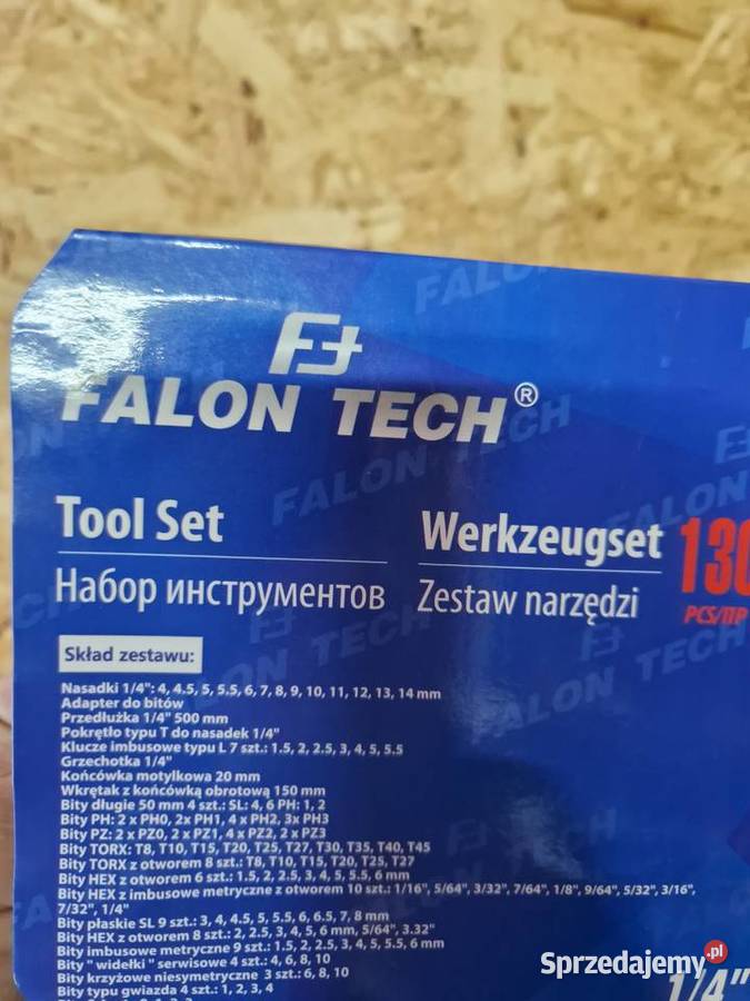 Zestaw narzędzi FalonTech FT130 130 elementów Narzędzia ręczne