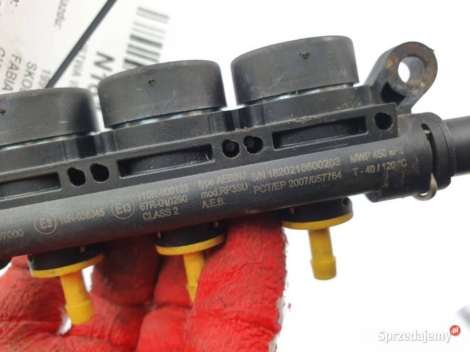 LISTWA WTRYSKOWA SKODA FABIA III 10R036345 Lipno