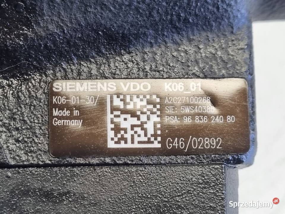 Volvo S40 II V50 20 D POMPA WTRYSKOWA paliwa osobowe