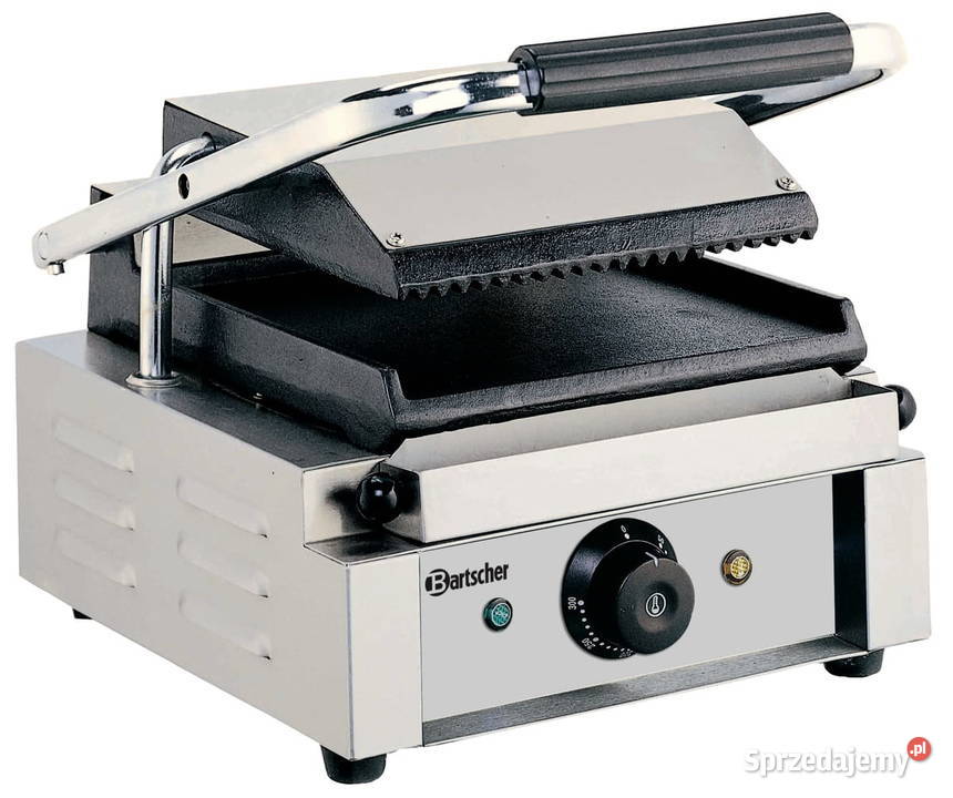 Pojedynczy grill kontaktowy gładkoryflowany Częstochowa