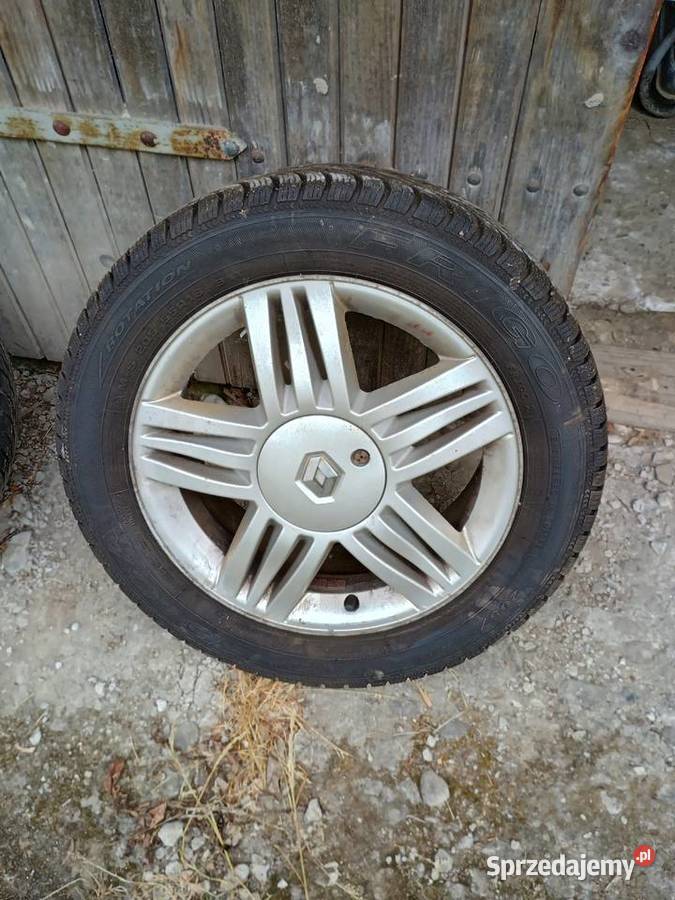 Felgi aluminiowe Renault 4x100 opony zimowe