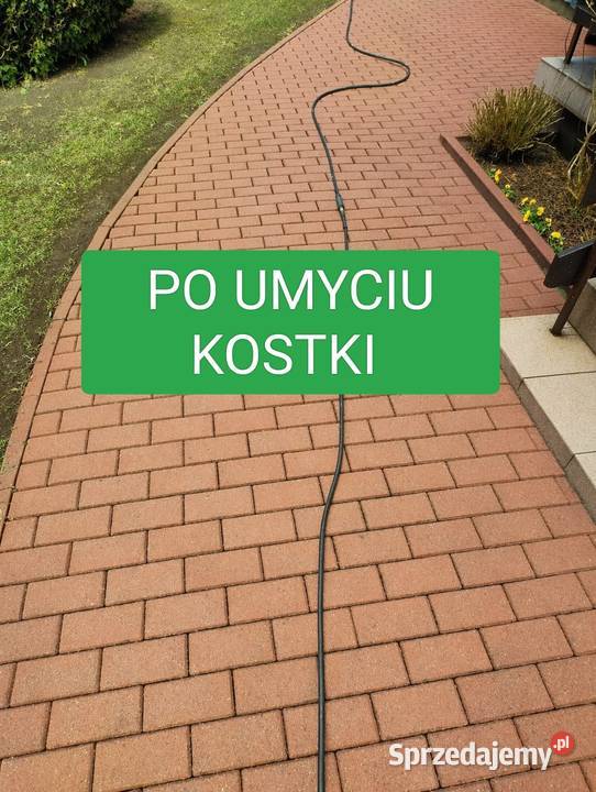 Mycie kostki brukowej elewacji Nowy Dwór Gdański