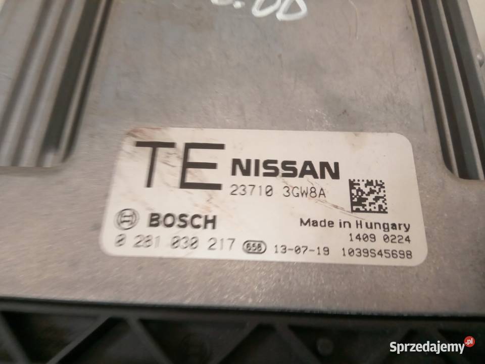 KOMPUTER STEROWNIK SILNIKA INFINITI QX70 30d wielkopolskie Nowy Tomyśl
