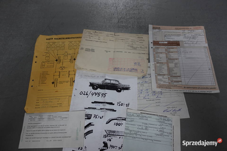 Opel Olimpia Rekord P2 Coup S sprawny do Zgierz