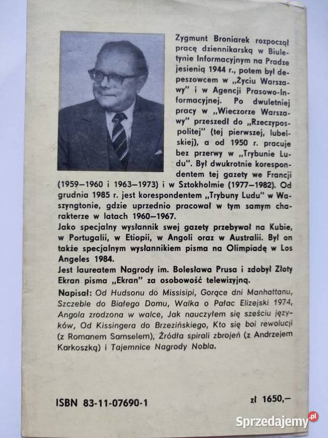 Zygmunt Broniarek Ronald Reagan w Białym Domu Kielce