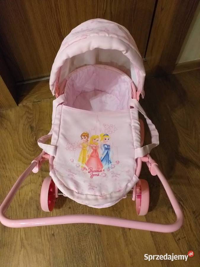 Wózek lalek różowy księżniczki 12m+ Lalki i akcesoria