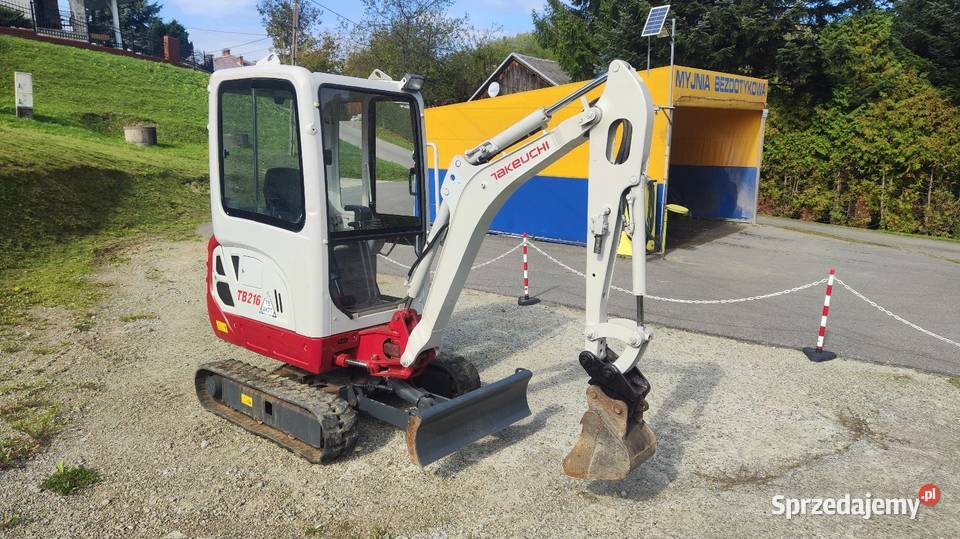 Minikoparka Takeuchi TB216 Brutto mini koparka Jabłonka