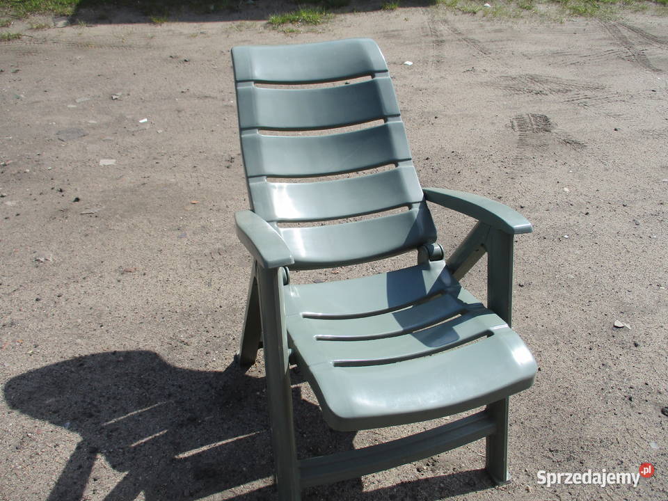 Leżak plastikowy zielony lubuskie Zielona Góra