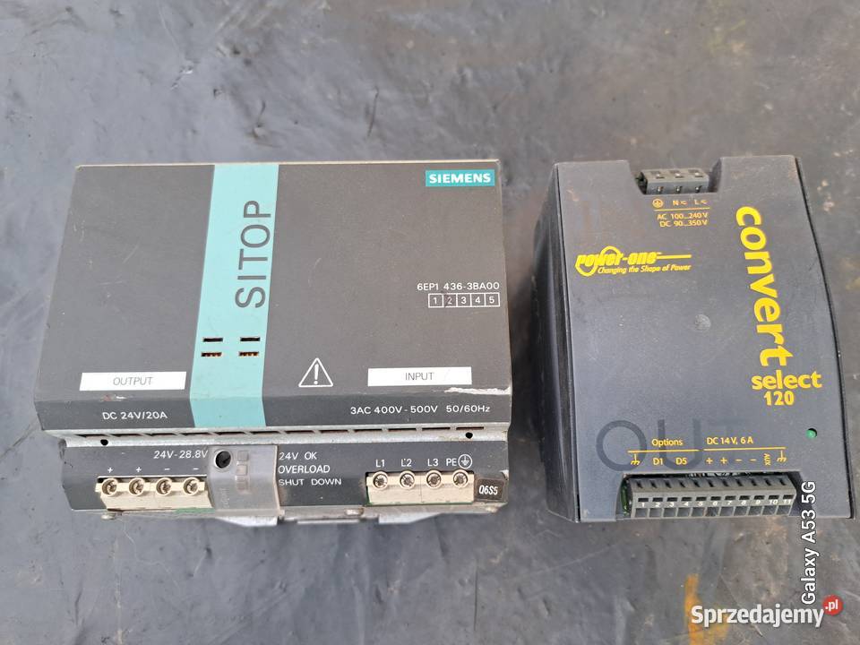 Sitop Dc24v20A trzyfazowy Budy Barcząckie