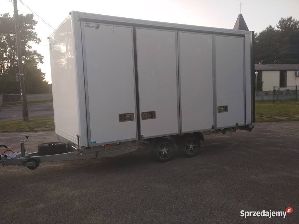Przyczepa kontener 35t bok otwierany Olesno
