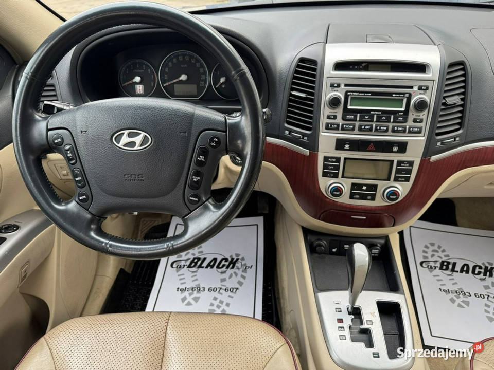 Hyundai Santa Fe V6 LPG Pisemna Gwarancja 12 elektryczne lusterka Konin