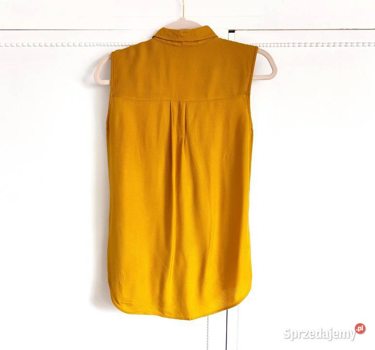 Bluzka Massimo Dutti 36 S miodowa koszula żółta Szczecin sprzedam
