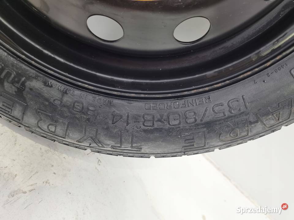 KOŁO DOJAZDOWE Fiat 500 Panda 13580 B14 R14 4x98
