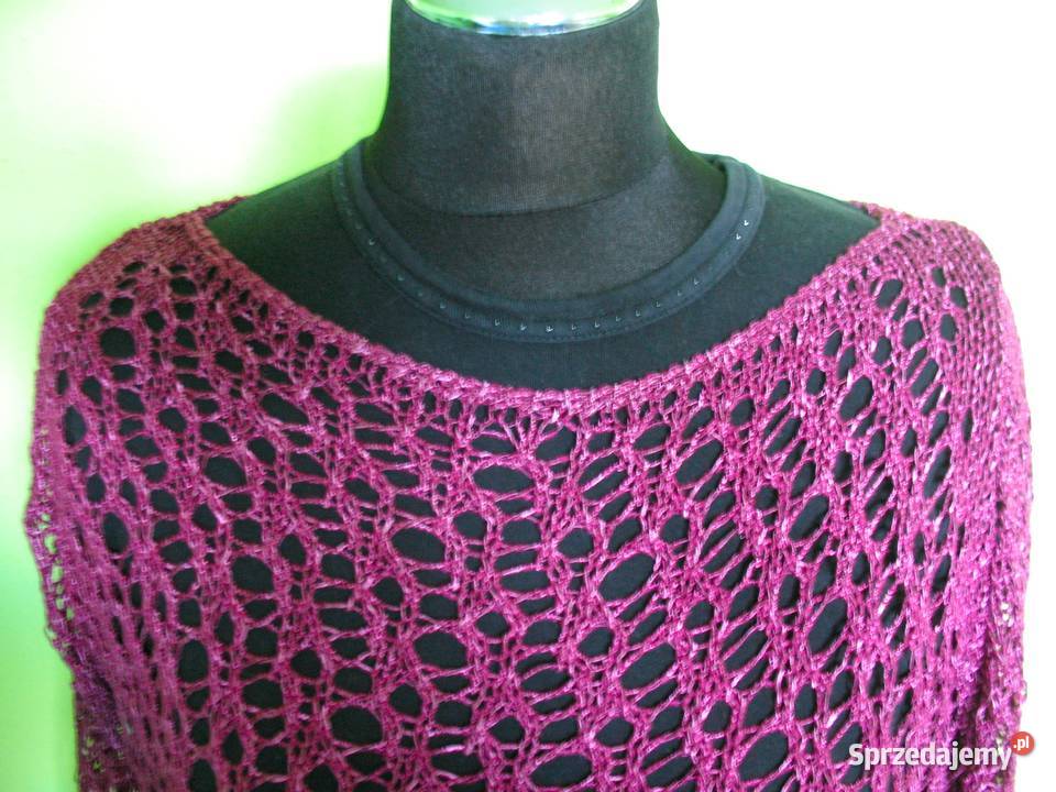Sweter ażurowy 40 42 L XL biust 100 Siedlce