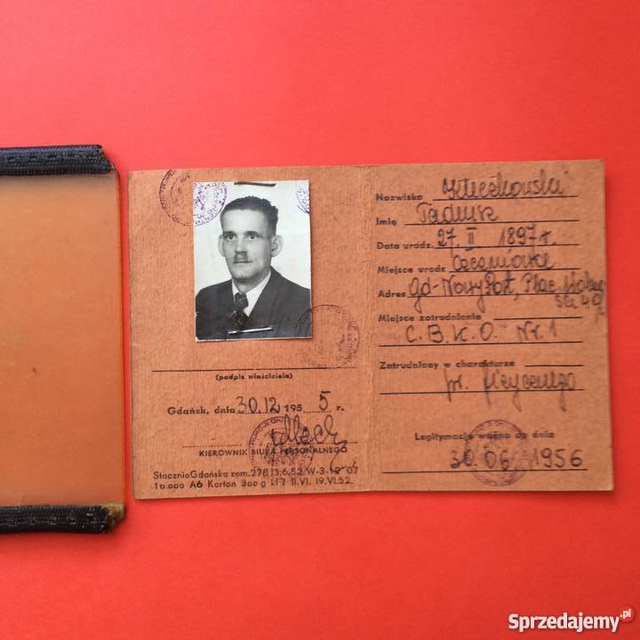 173 Legitymacja Stoczni Gdańskiej