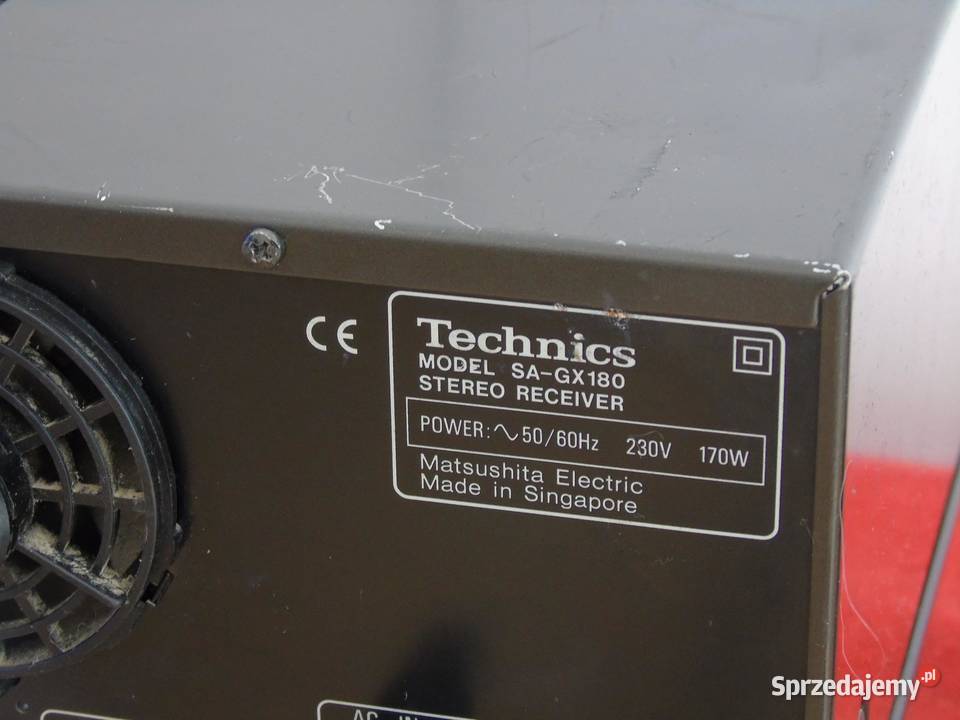 Amplituner Technics SAGX 180 sprawny i mocny Jasło sprzedam