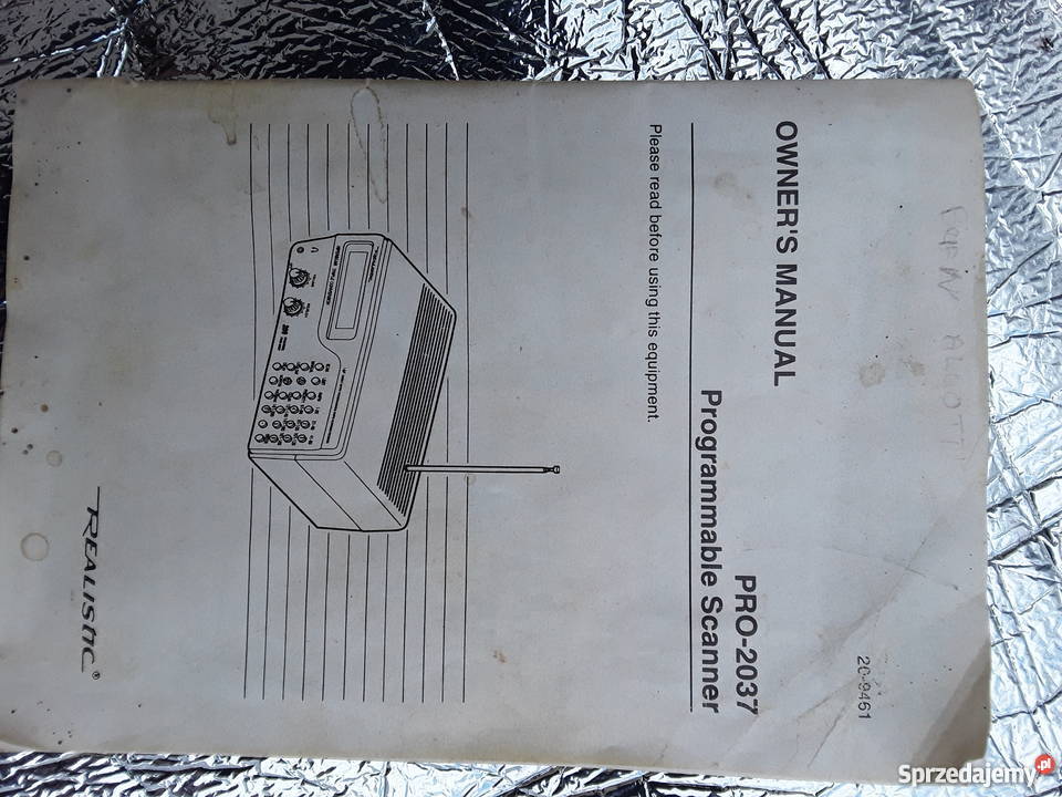 skaner nasłuchowy model PRO2037 Bolesławiec sprzedam