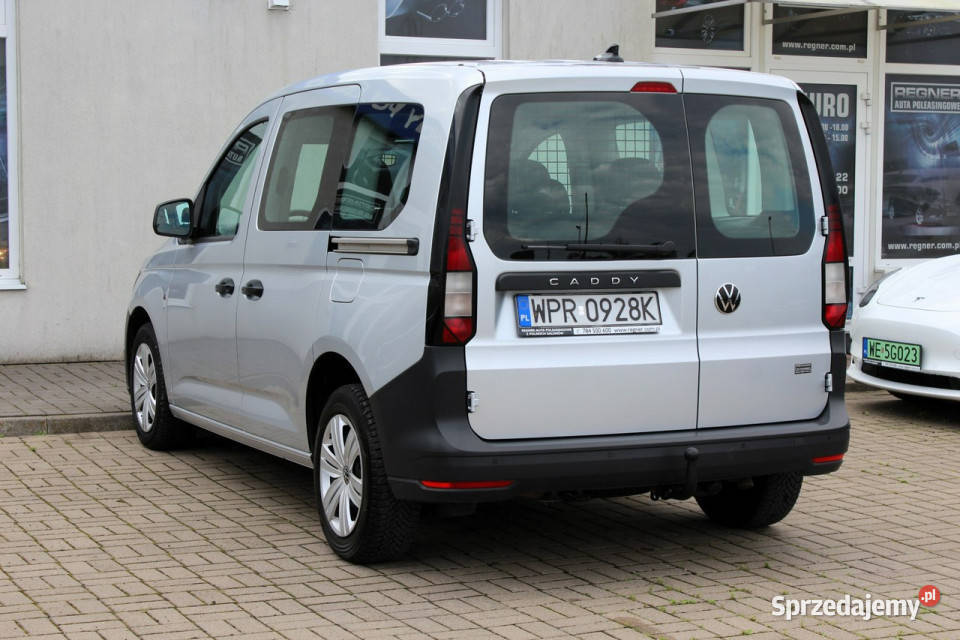 Volkswagen Caddy SalonPL FV23 Hak Lane Assist pełny VAT Caddy Sokołów sprzedam