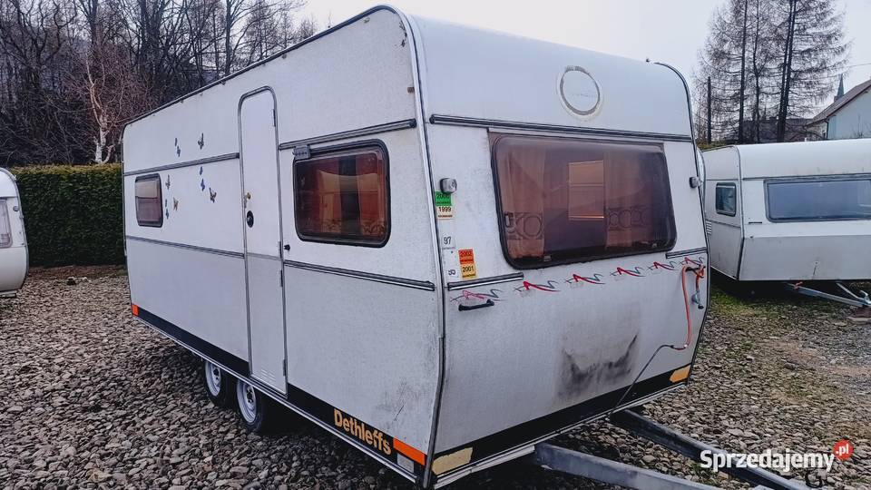 przyczepa kempingowa campingowa kemping DOMEK Międzybrodzie Bialskie