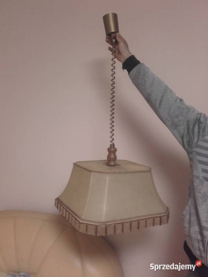 lampa wisząca wintage retro bilard sztuczna Oświetlenie śląskie