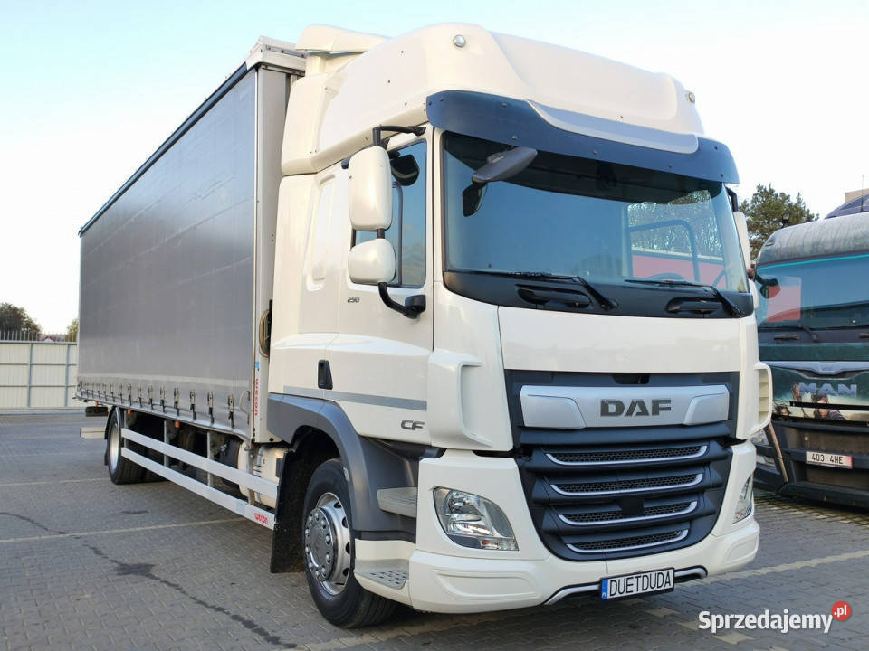 DAF CF 290 E6 Firana Tył Drzwi Dach Podnoszony Widełki