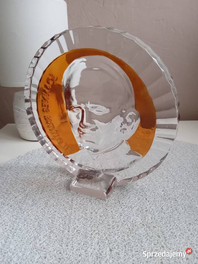Kryształ z wizerunkiem Papierza Jana Pawla II Warszawa