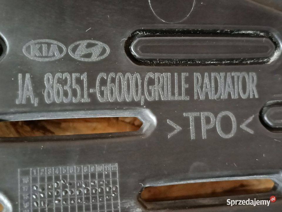 KIA PICANTO III GRILL ATRAPA ZDERZAKA 86351G6000 Pleszew sprzedam