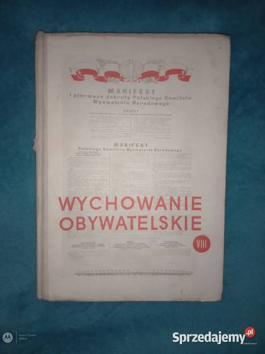 Sprzedam wychowanie obywatelskie z 1972 małopolskie Bukowno