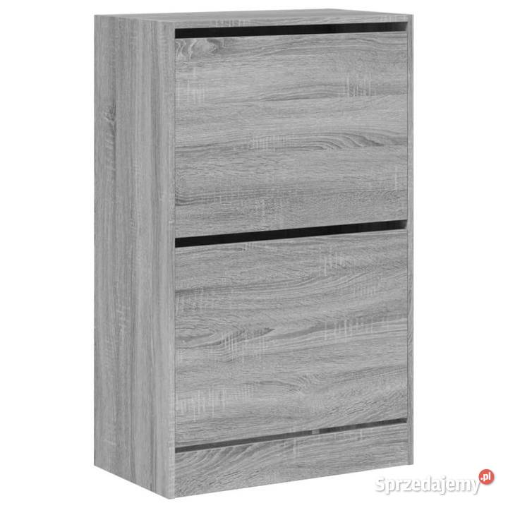 Szafka na buty szary dąb sonoma 60x34x965