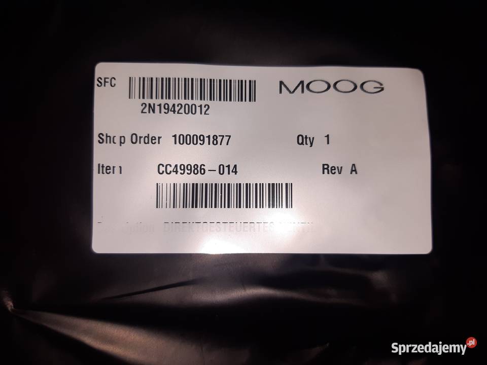 Elektrozawór MOOG