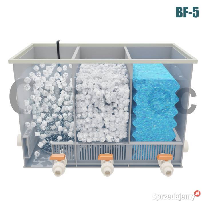 Filtr biologiczny CrawTec 3komorowy 1 m do CWS i Kraków