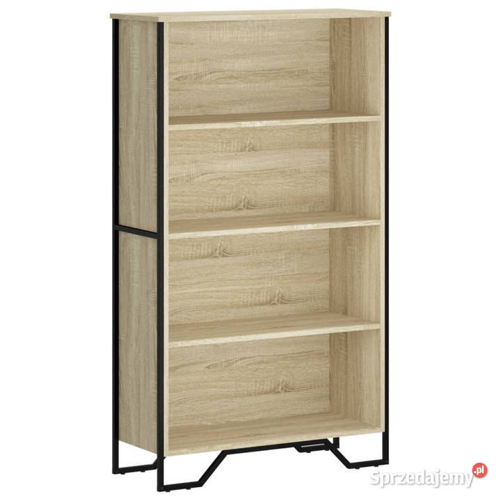 Regał na książki dąb sonoma 80x31x1375 WM848630 Warszawa