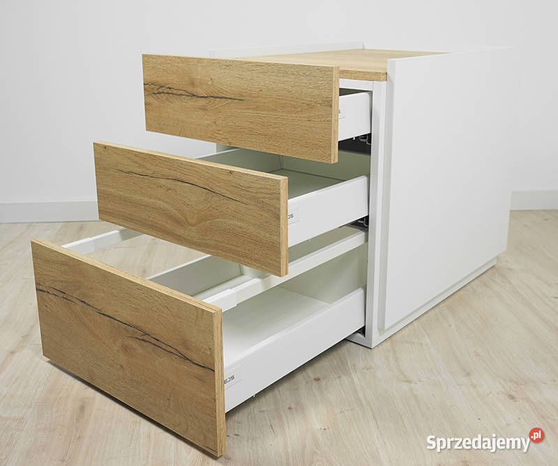 Biurko Neptun kontenerek Halifax Naturalny 140 68cm Biłgoraj