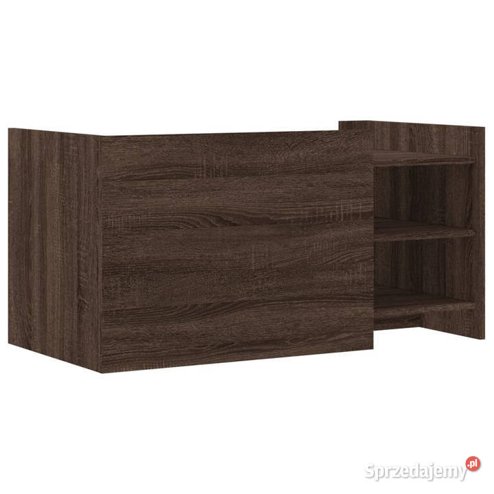 Stolik kawowy brązowy dąb 100x50x50 WM848366 Warszawa