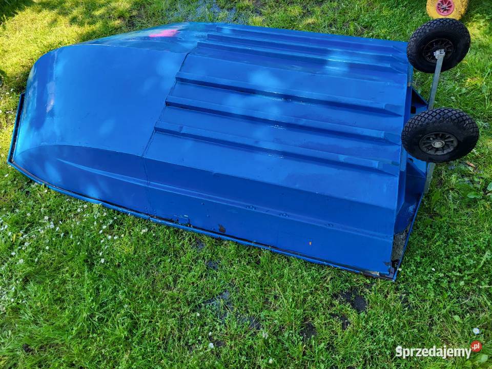 Aluminiowa szeroka stabilnaŁódź łódka wędkarska Barlinek