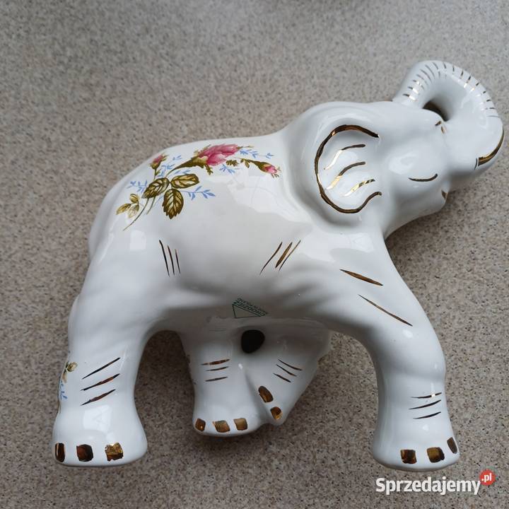 Słonik porcelanowy Chodzież Iwona Figurki i rzeźby